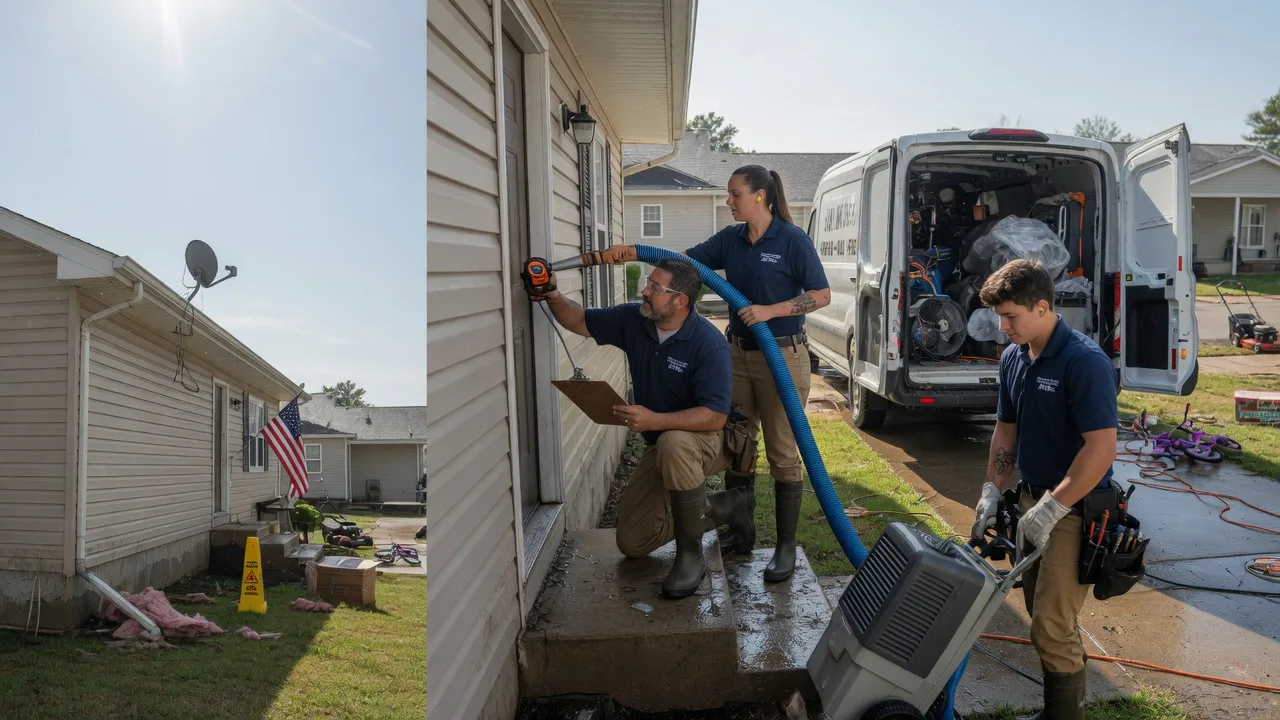 Ceiling Water Damage Restoration in Ohio near me